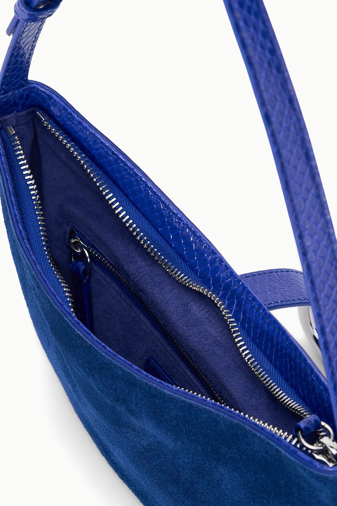 STAUD | Harlow Crescent Shoulder Bag Cobalt
