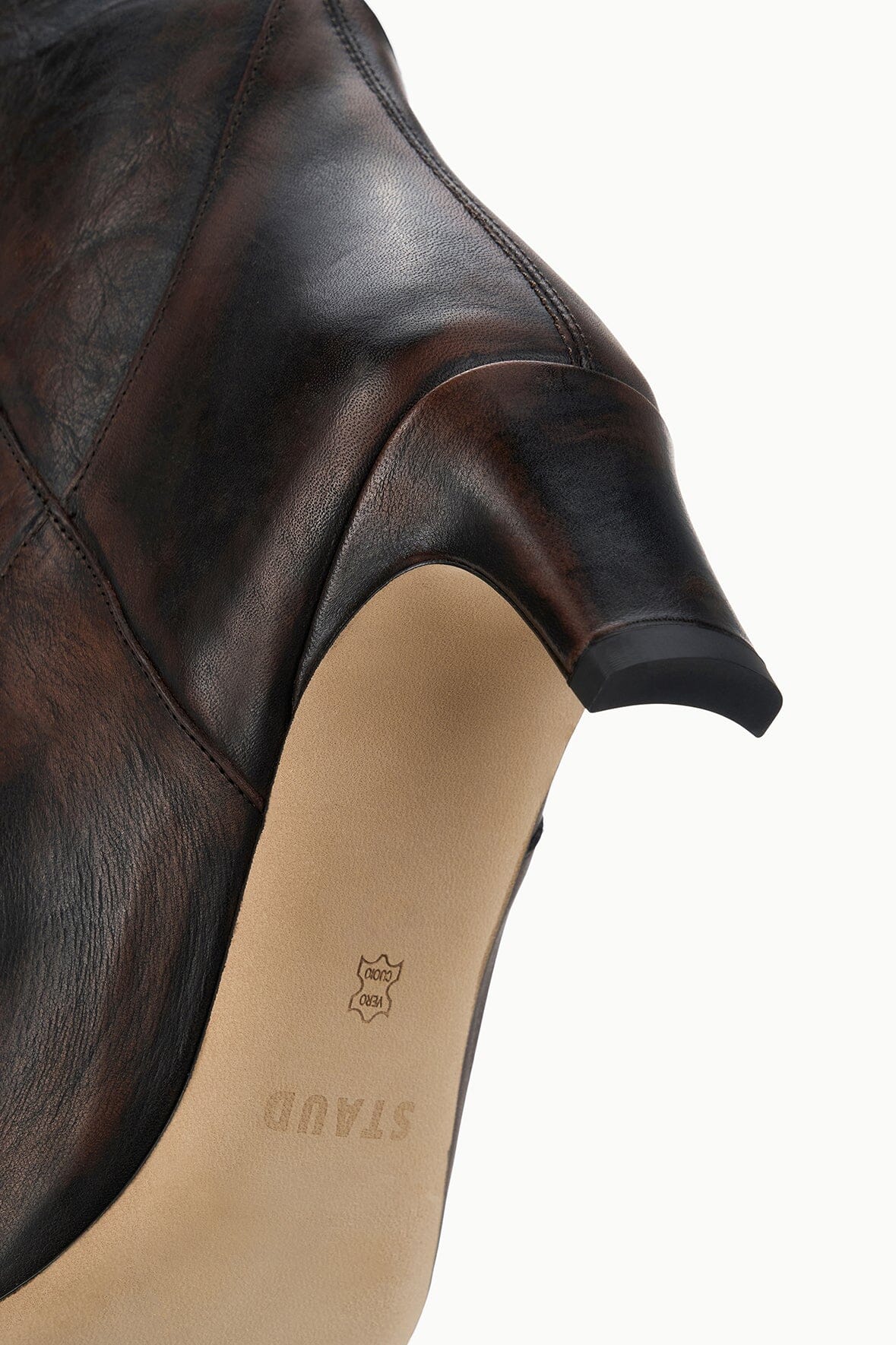 STAUD | Western Wally Boot Espresso Distressed