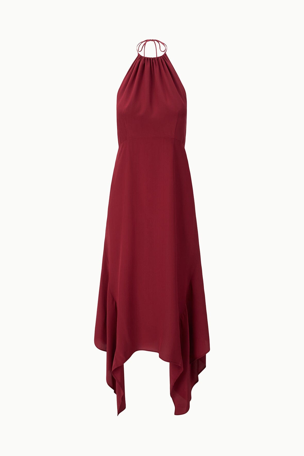 STAUD | Bianca Silk Dress Pinot