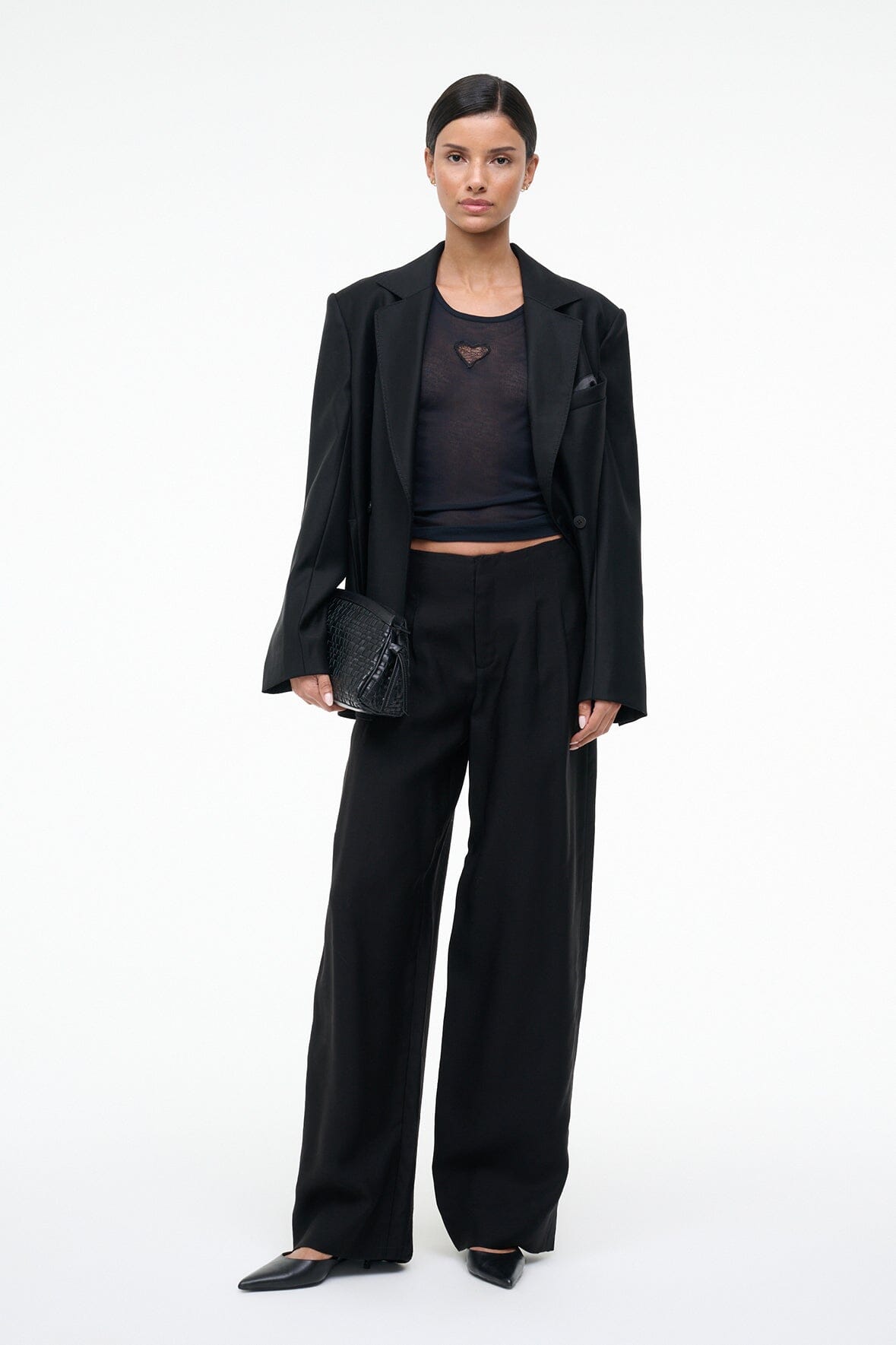STAUD | Pierre Pant Black