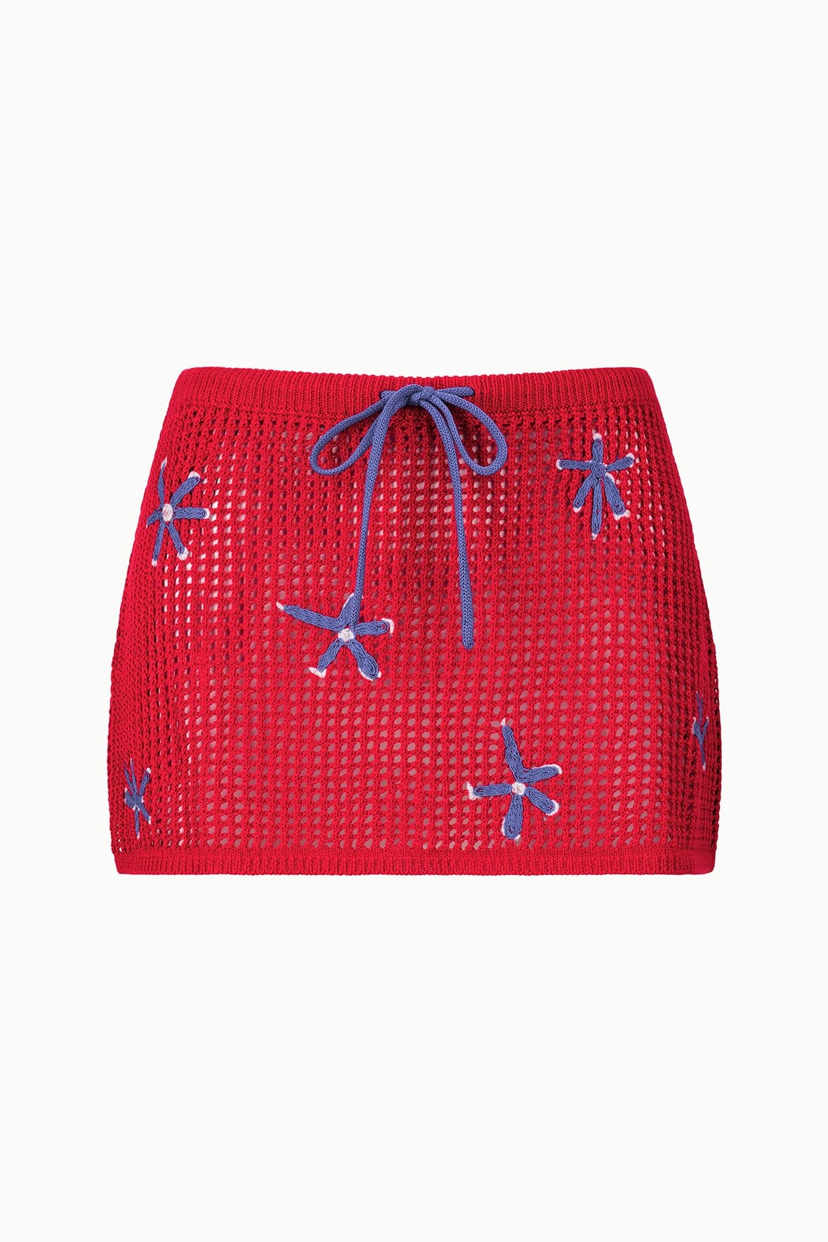 STAUD | Zya Mini Skirt Painted Foulard