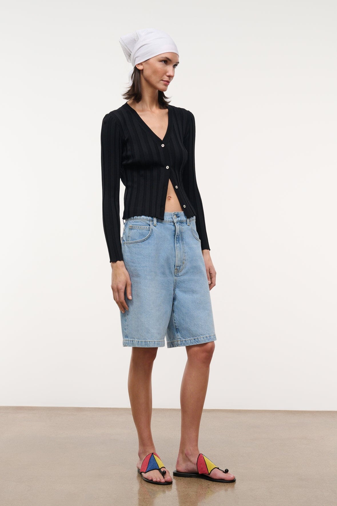 STAUD | Ezra Cardigan Black
