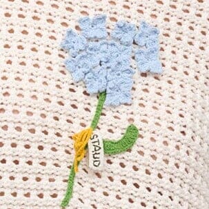 STAUD | Giada Sweater Nantucket Hydrangea