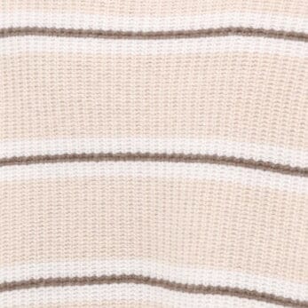 STAUD | Cashmere Cropped Hampton Sweater Whisper Stripe