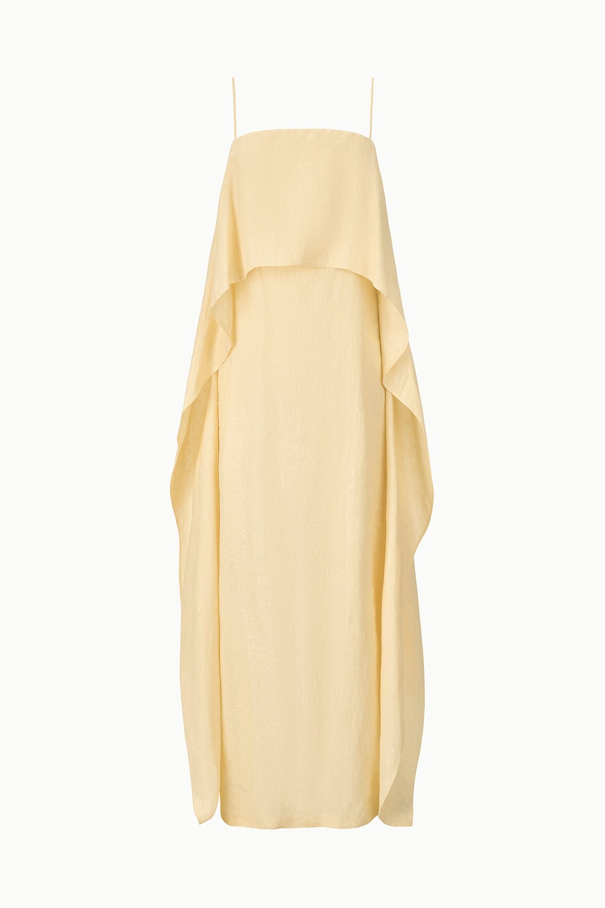 STAUD | Valencia Linen Dress Butter