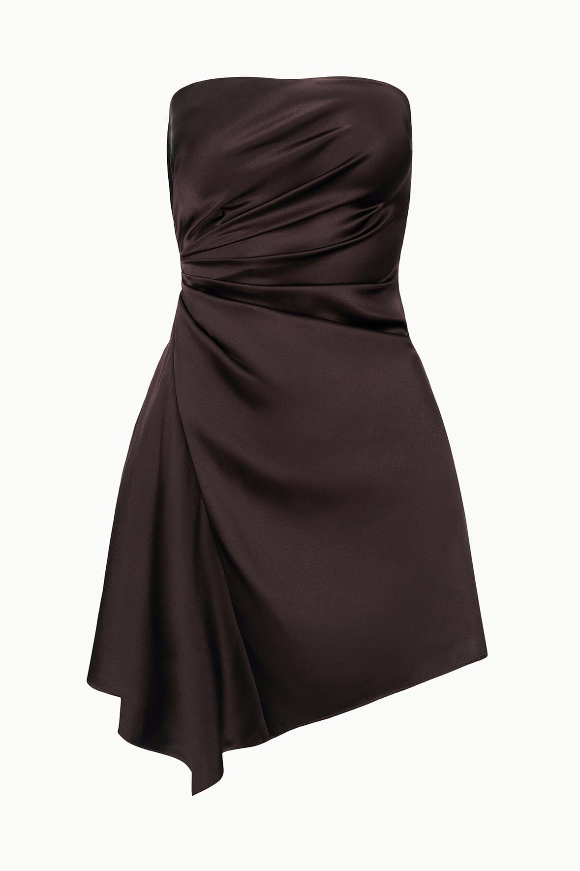 STAUD | Adriana Silk Dress Earth