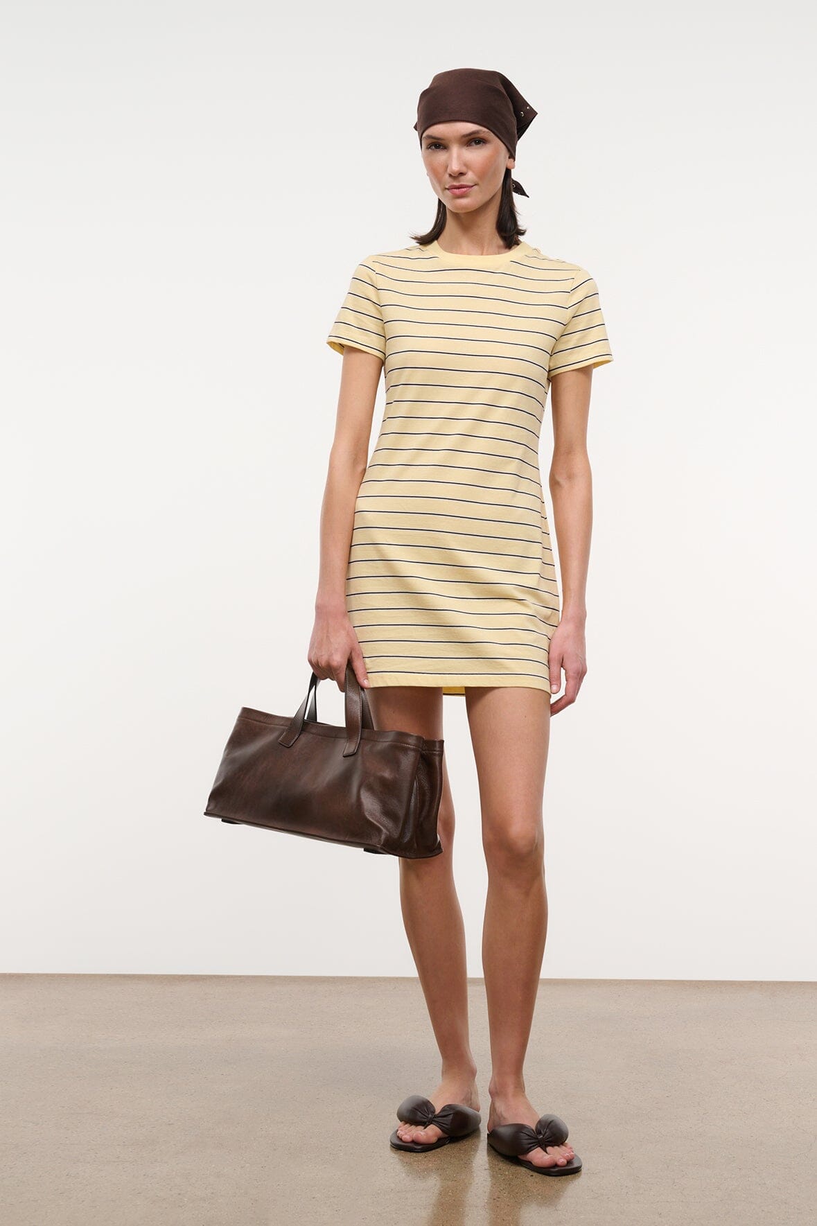 STAUD | Wade Dress Monday Stripe