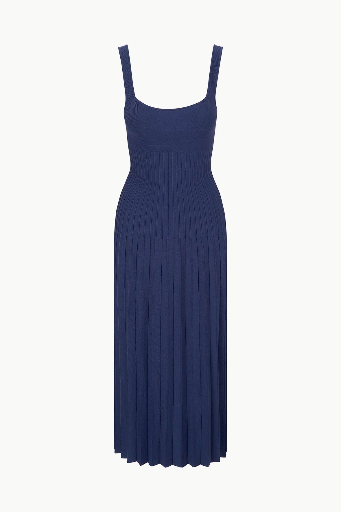 STAUD | Ellison Dress Navy