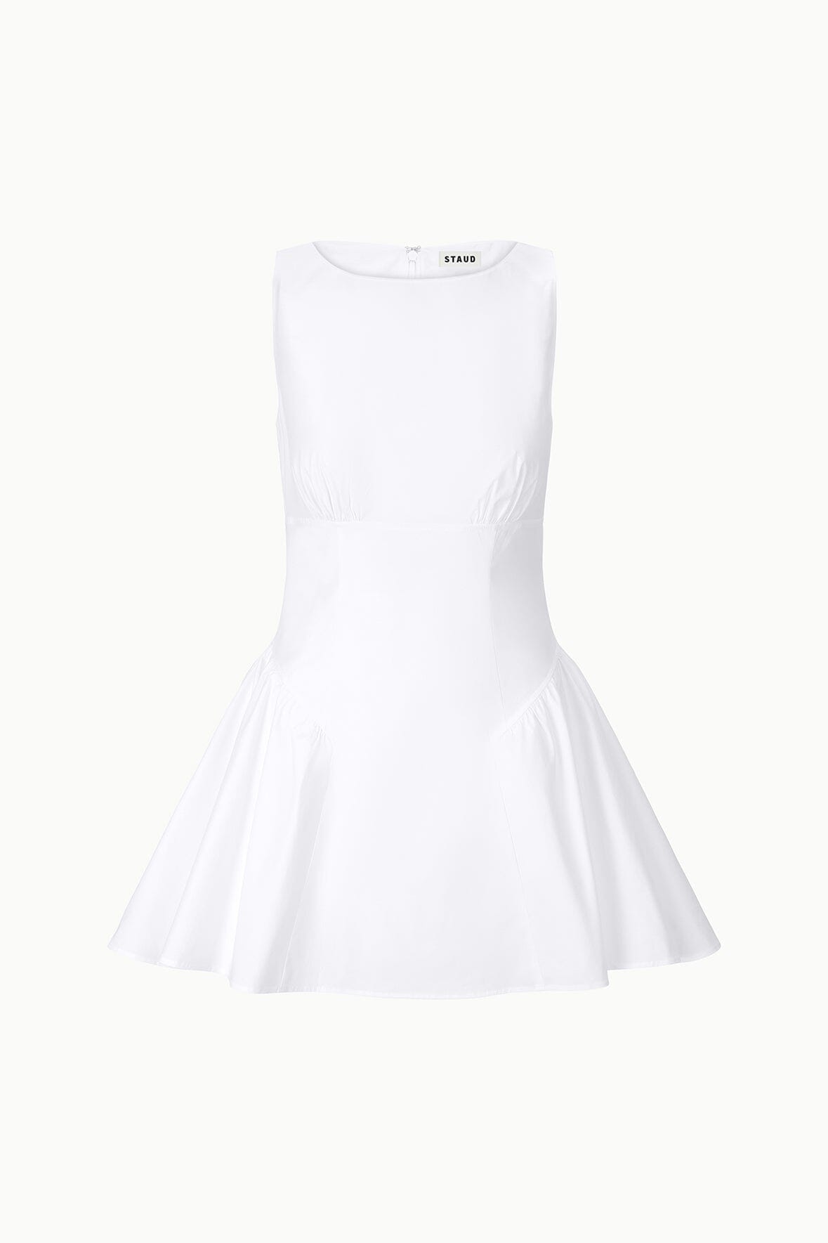 STAUD | Gwen Mini Dress White