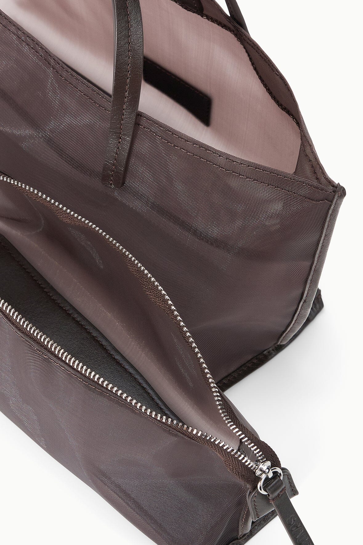 STAUD | Christos Mini Mesh Tote Espresso