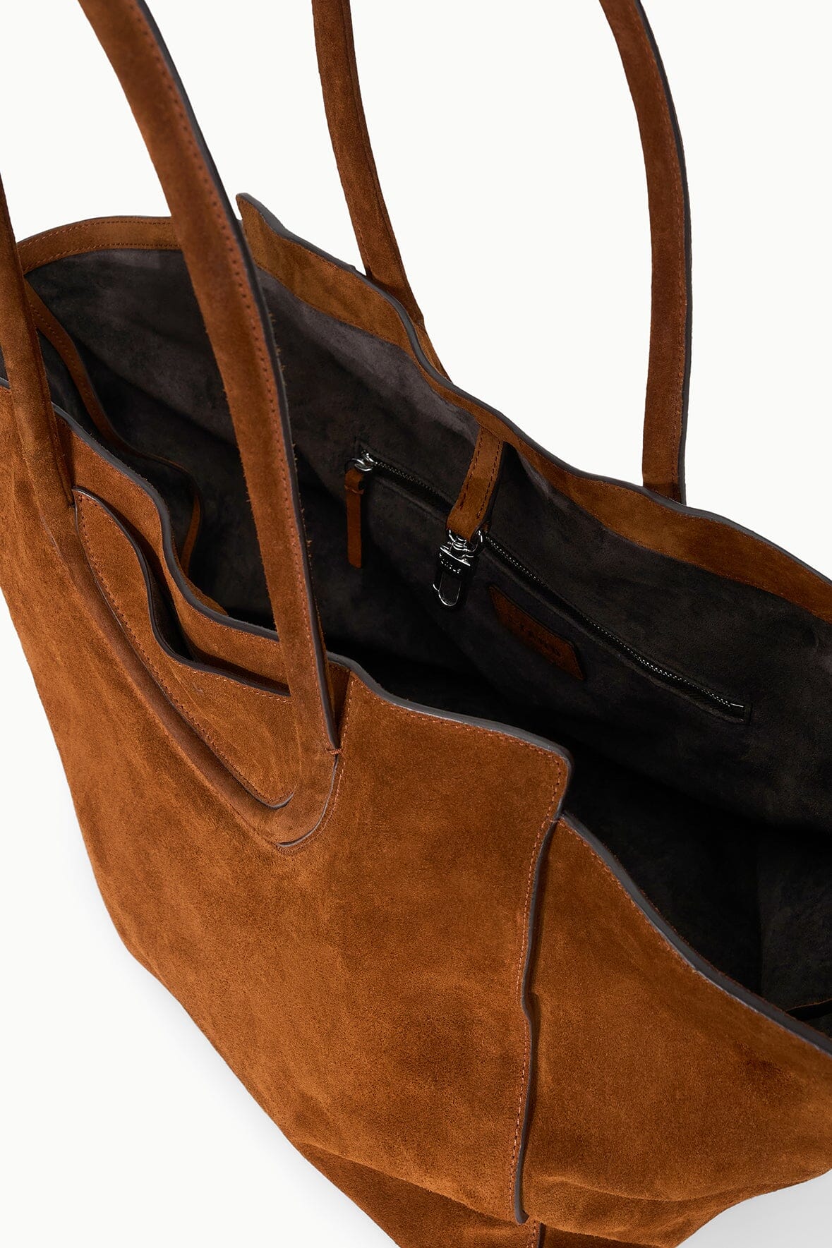 STAUD | Maude Tote Bag Tabac Suede
