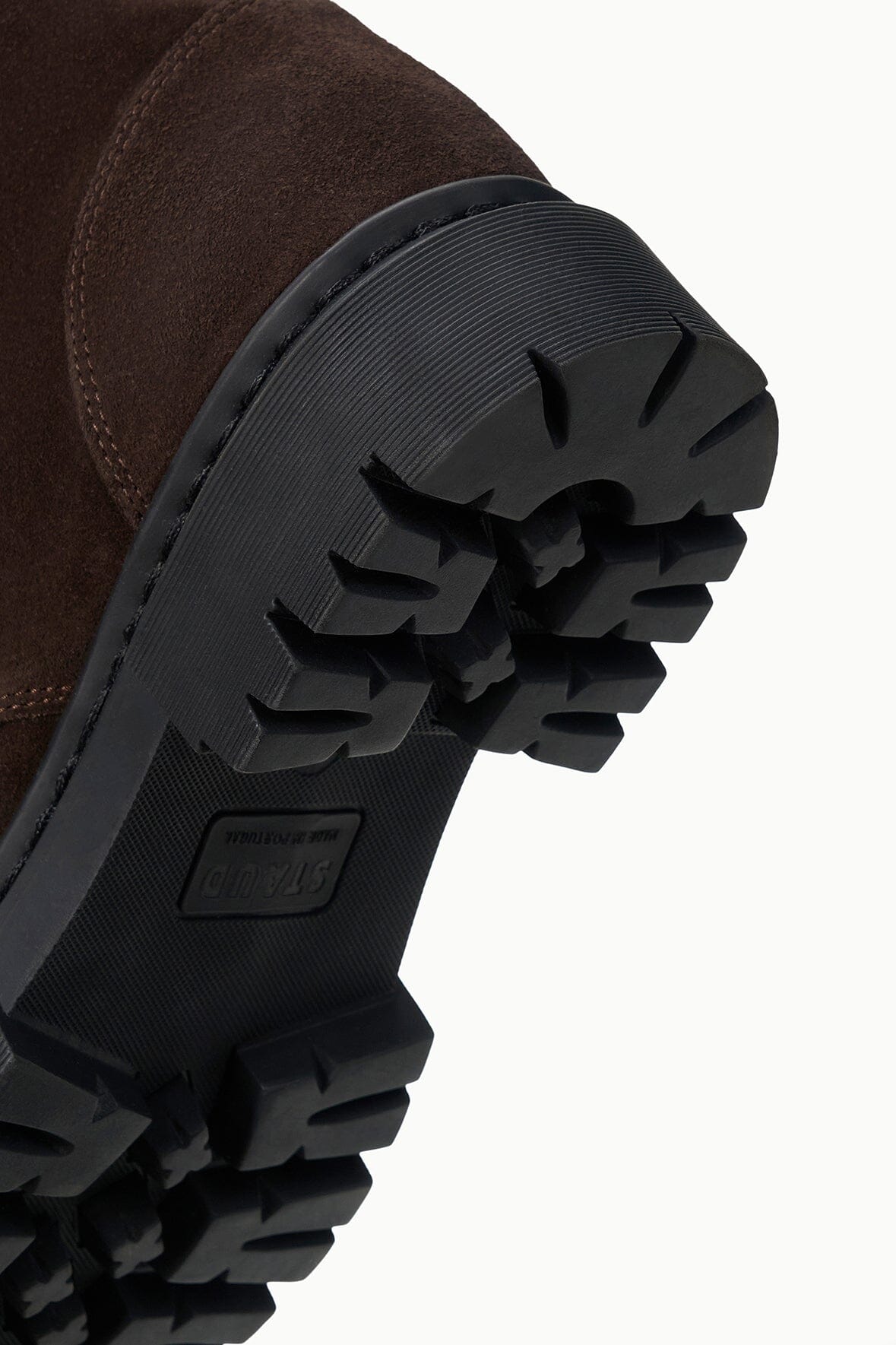 STAUD | Henry Combat Boot Espresso Suede