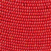 STAUD | Tall Beaded Vase Red