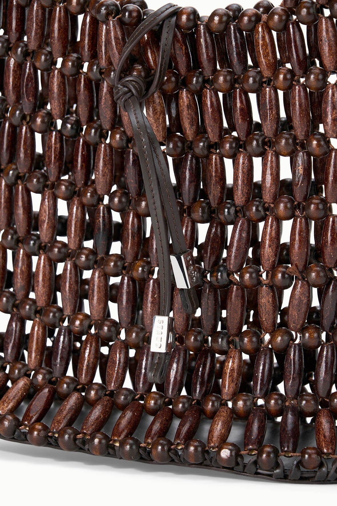 STAUD | Coronado Bag Wood Beads