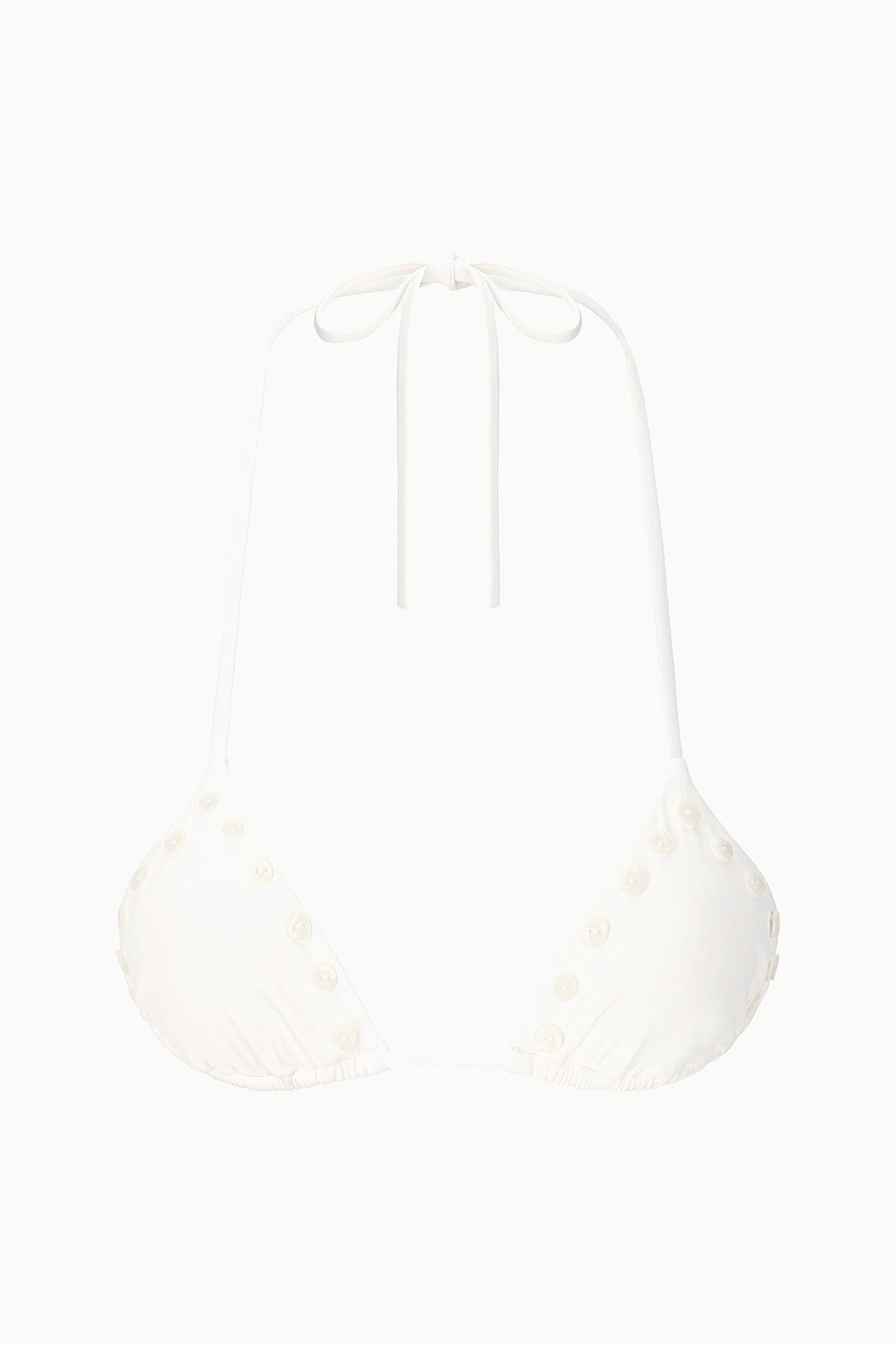 STAUD | Lido Bikini Top Ivory