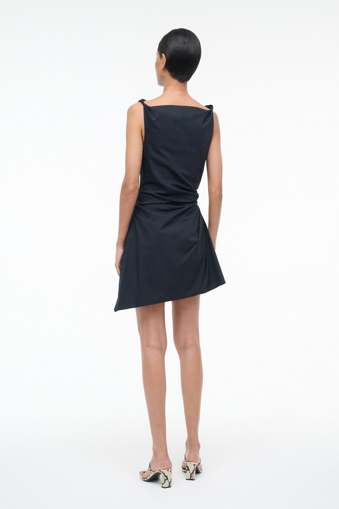 STAUD | Callie Mini Dress Black