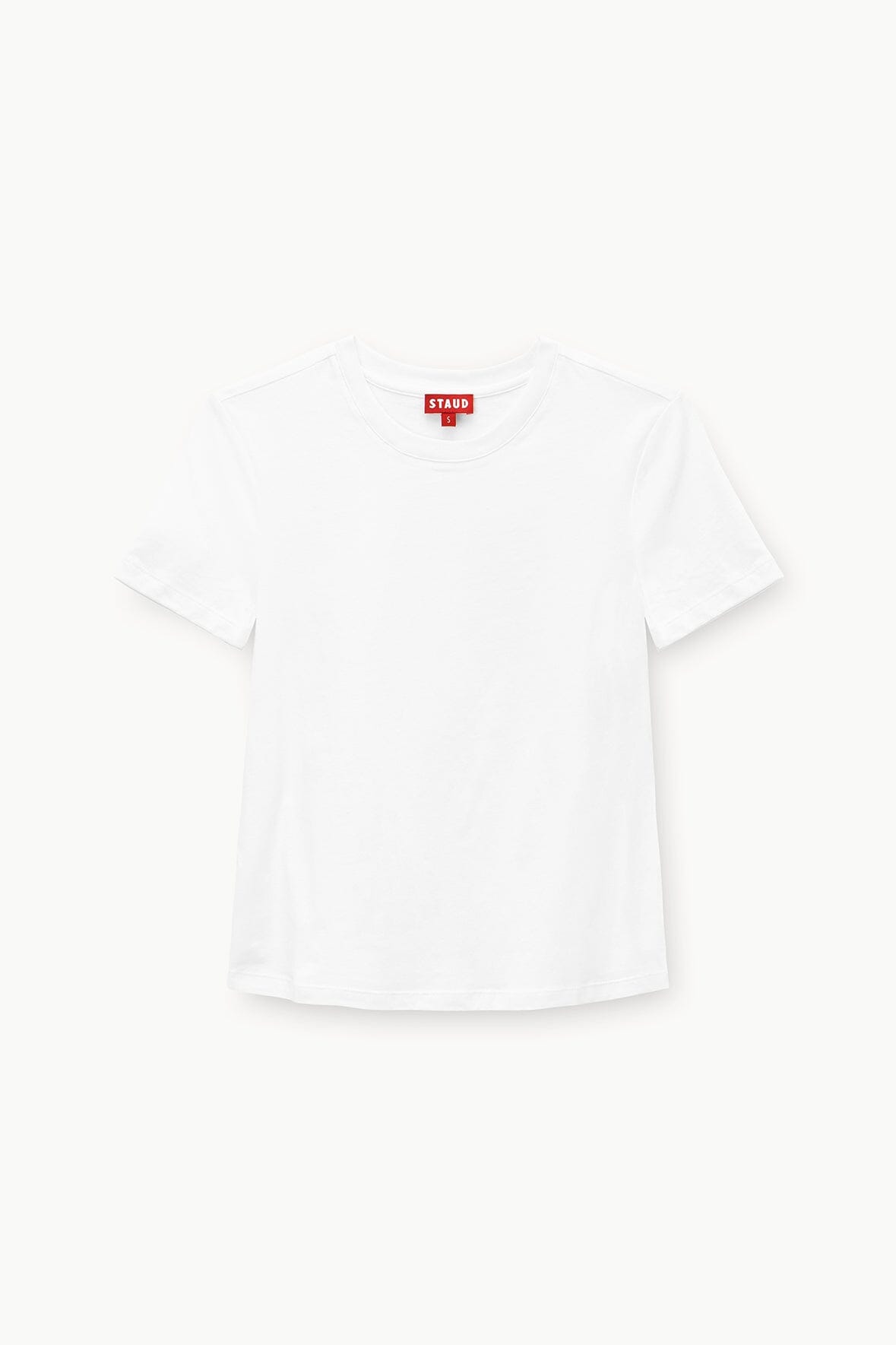 STAUD | Crew Neck T Shirt - White