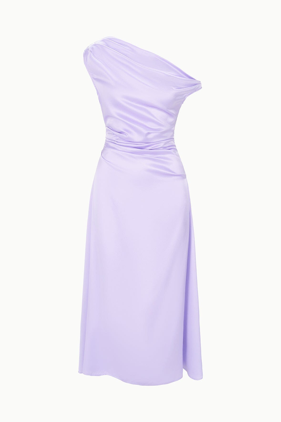 STAUD | Phare Silk Dress Wisteria