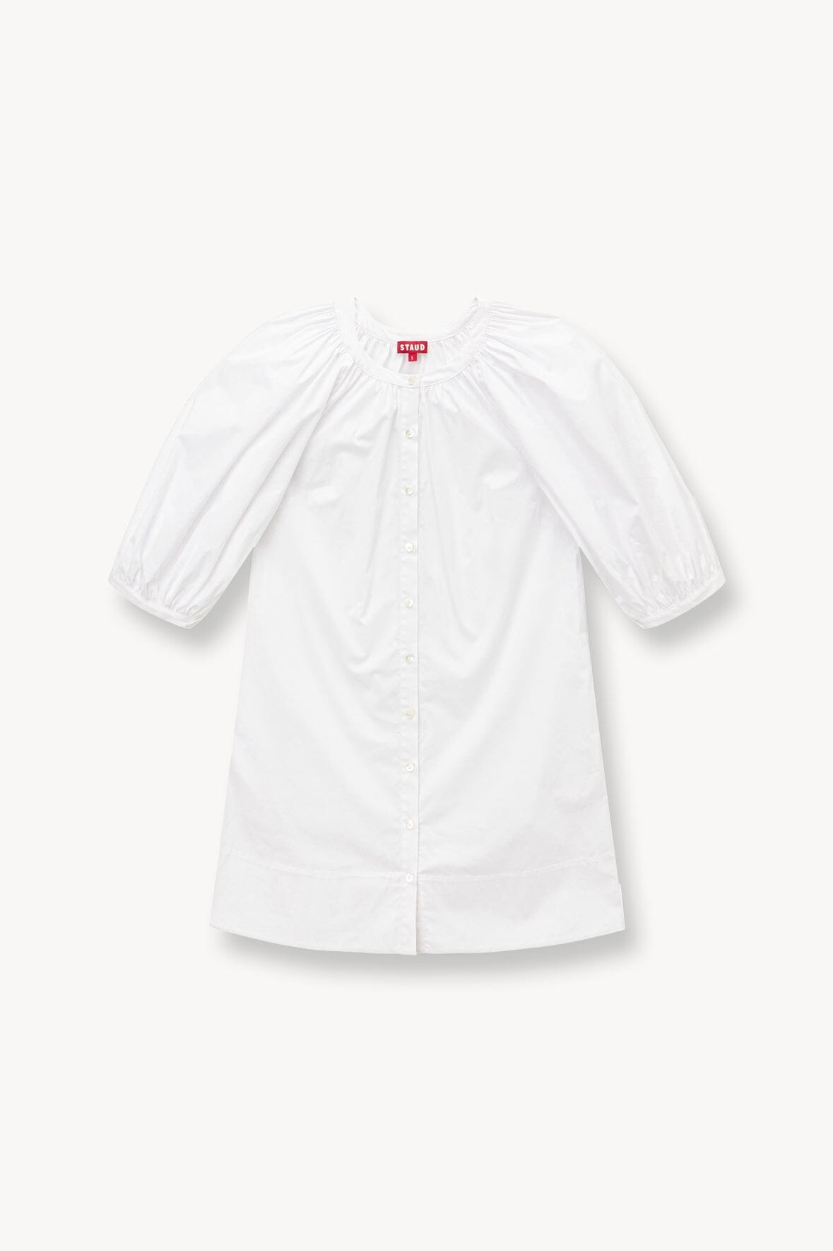 STAUD | Mini Vincent Dress - White