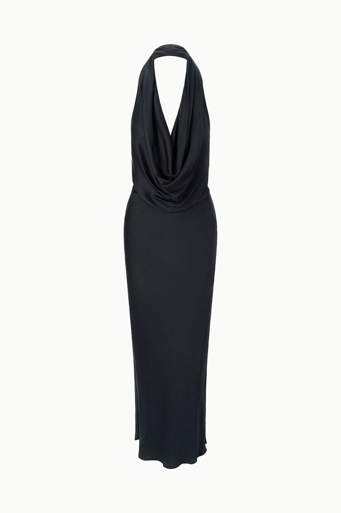 STAUD | Poppi Silk Dress Black