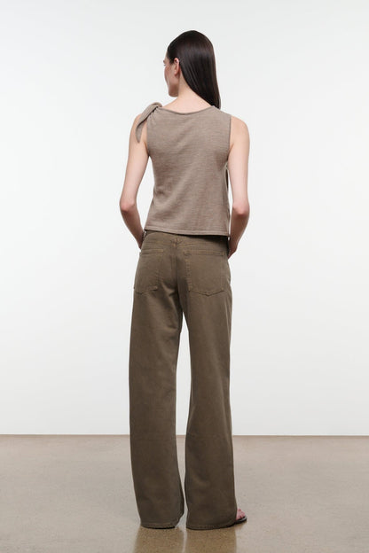 STAUD | Enya Top Sesame