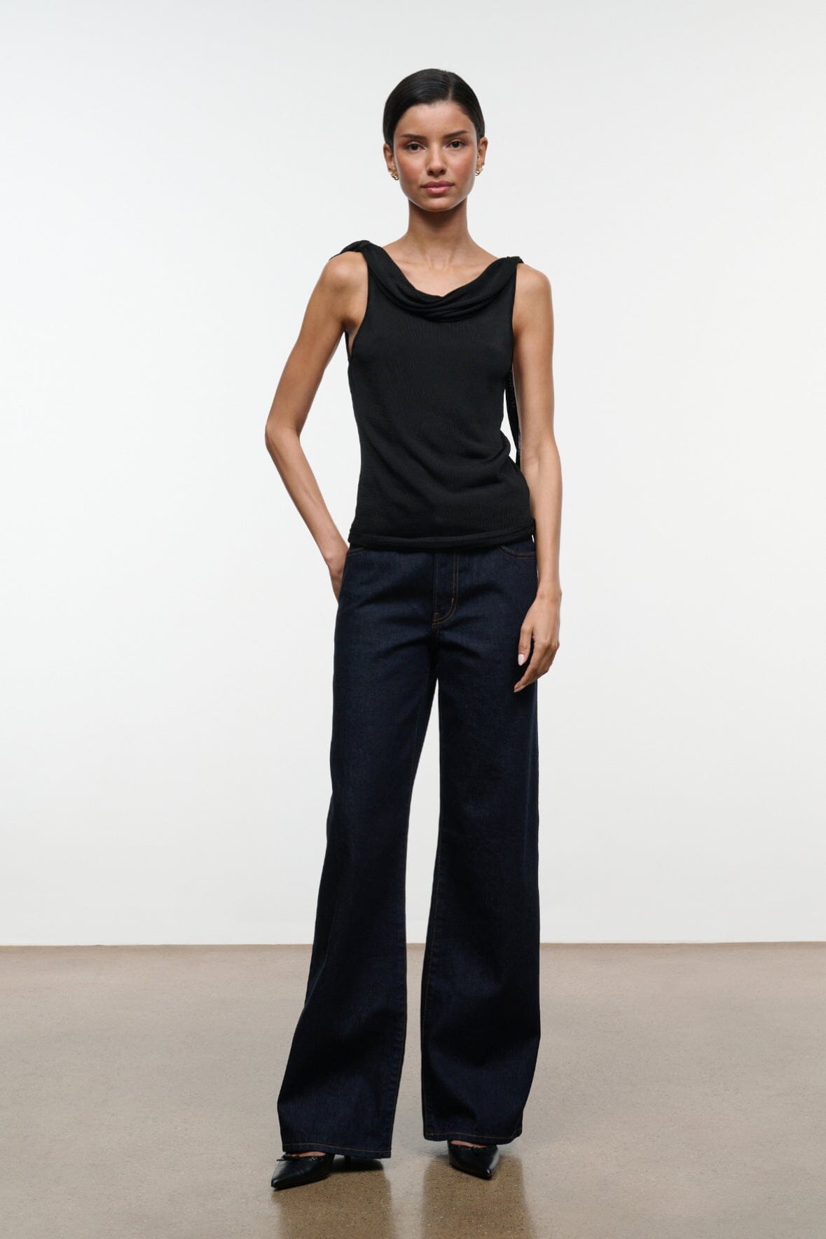 STAUD | Liana Top Black
