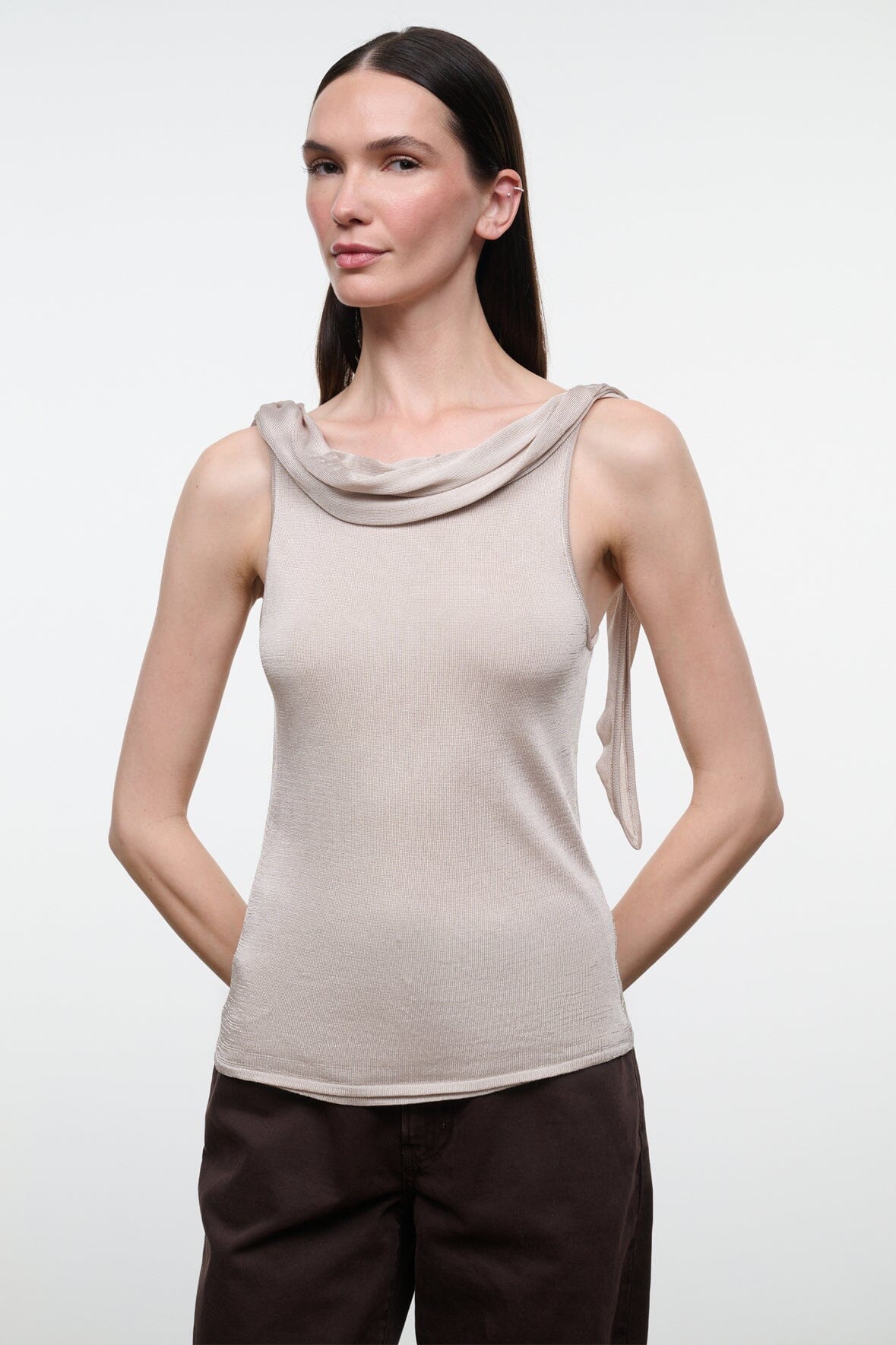 STAUD | Liana Top Champagne