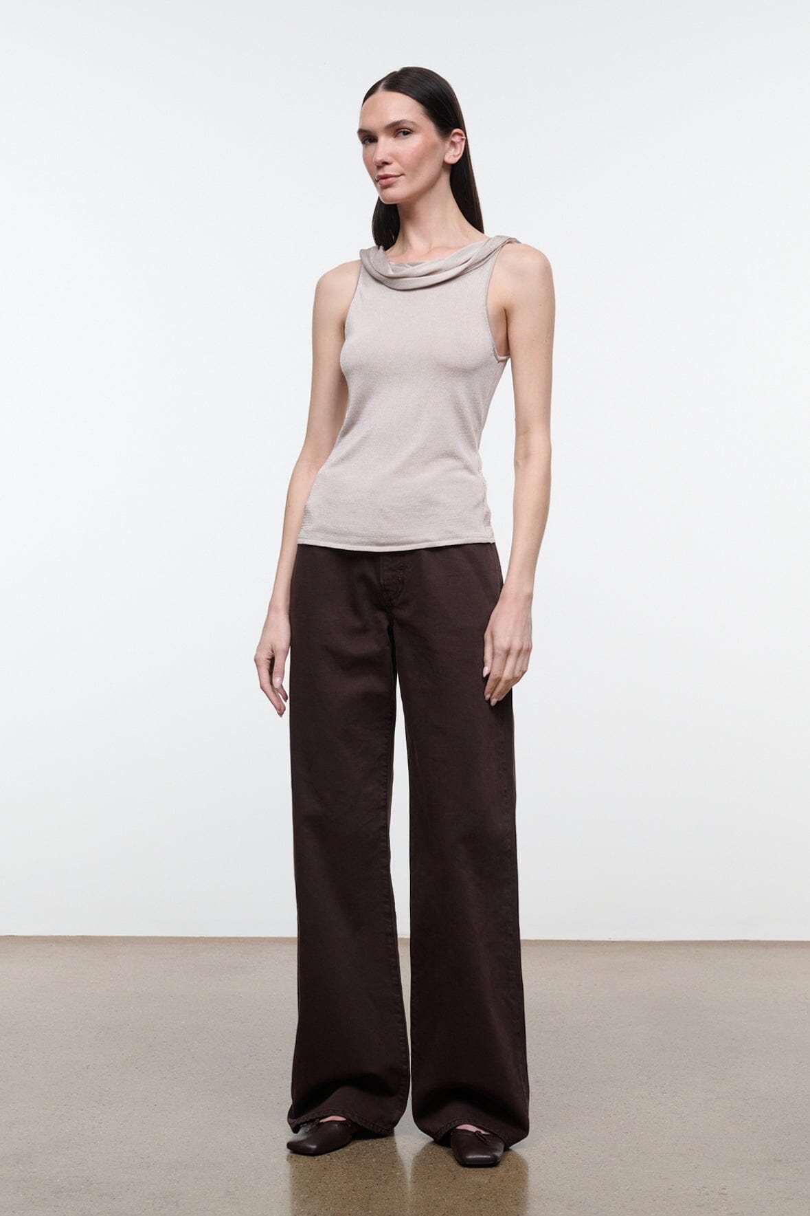 STAUD | Liana Top Champagne