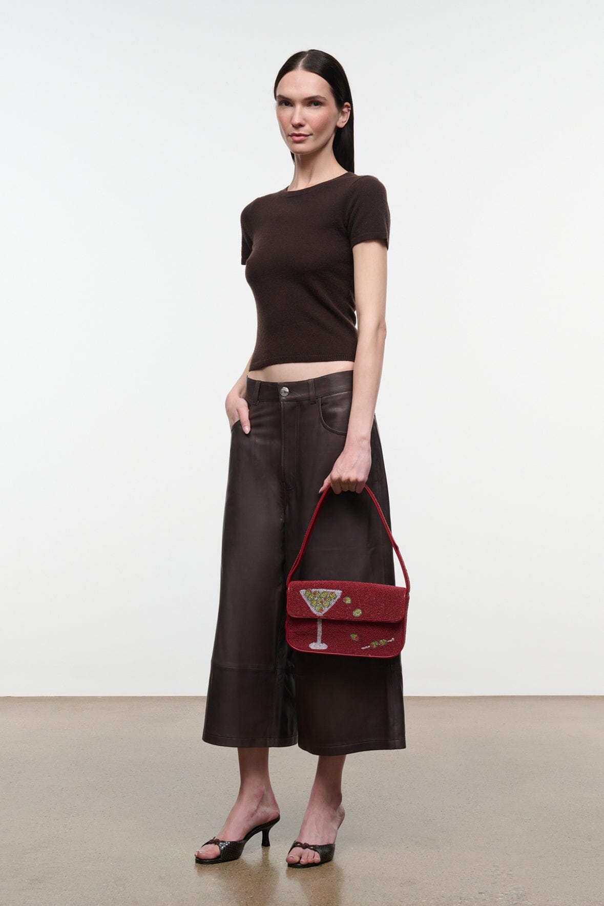 STAUD | Tommy Beaded Bag Extra Dirty