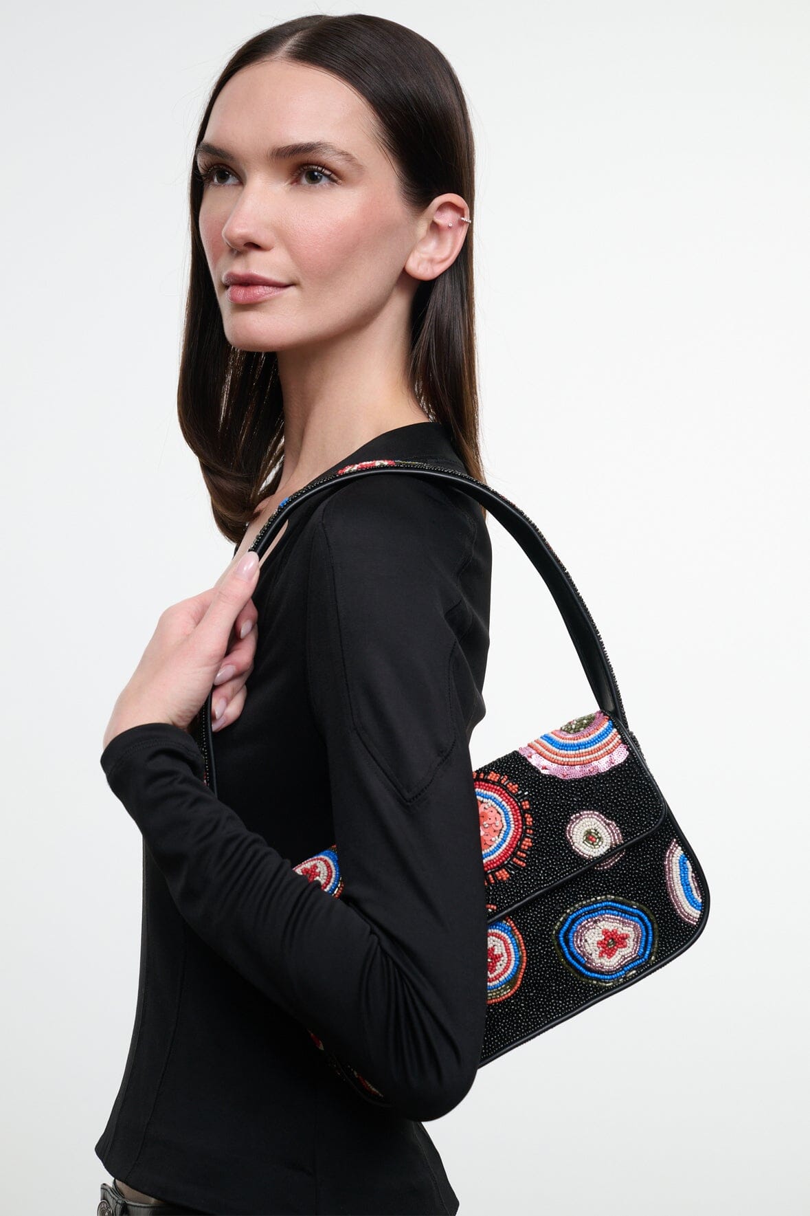 STAUD | Tommy Beaded Bag Millefiore 2.0