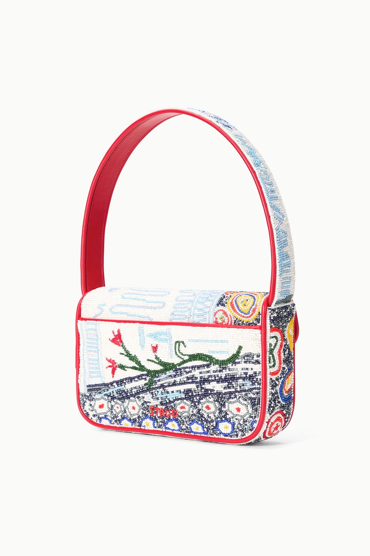 STAUD | Tommy Beaded Bag Teatime