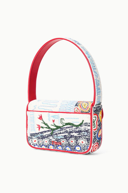 STAUD | Tommy Beaded Bag Teatime