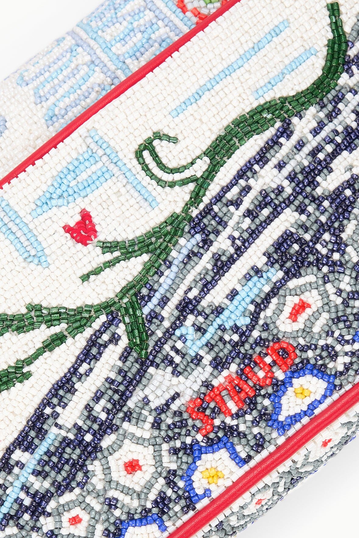 STAUD | Tommy Beaded Bag Teatime