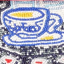 STAUD | Tommy Beaded Bag Teatime