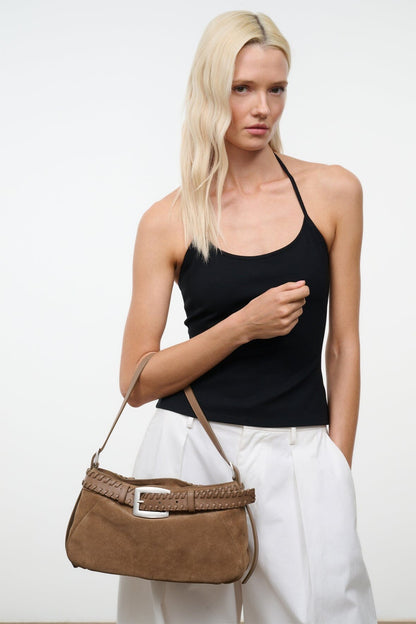 STAUD | Brooklyn Shoulder Bag Husk