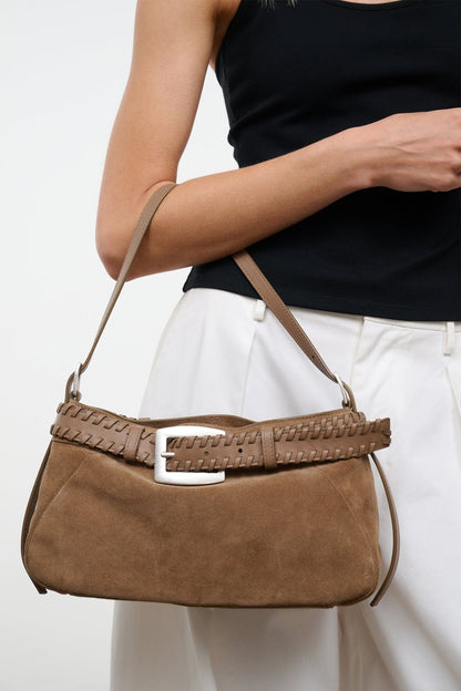 STAUD | Brooklyn Shoulder Bag Husk