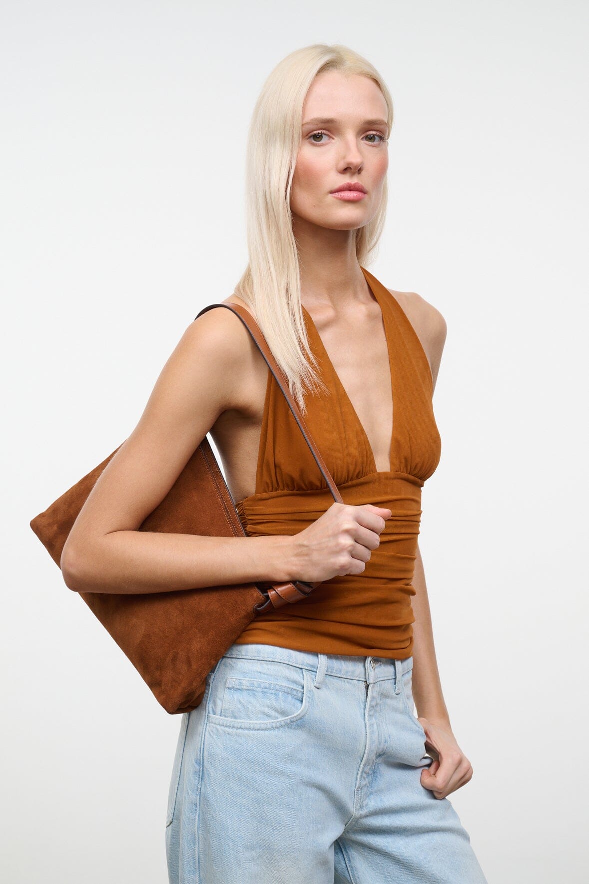 STAUD | Dani Shoulder Bag Tabac