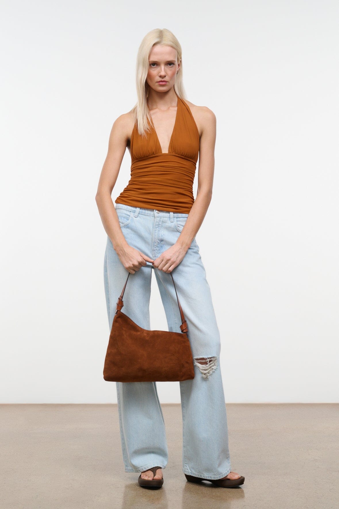 STAUD | Dani Shoulder Bag Tabac