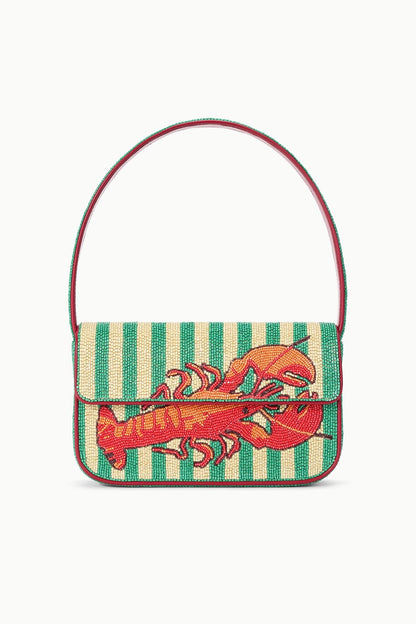 STAUD | Tommy Beaded Bag Summer Lobster