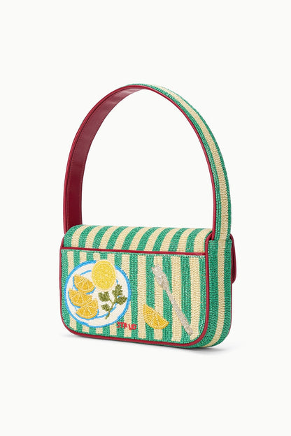 STAUD | Tommy Beaded Bag Summer Lobster