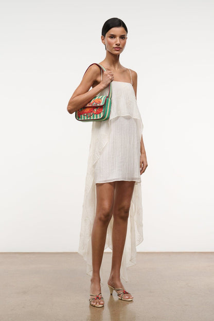 STAUD | Tommy Beaded Bag Summer Lobster