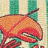 STAUD | Tommy Beaded Bag Summer Lobster