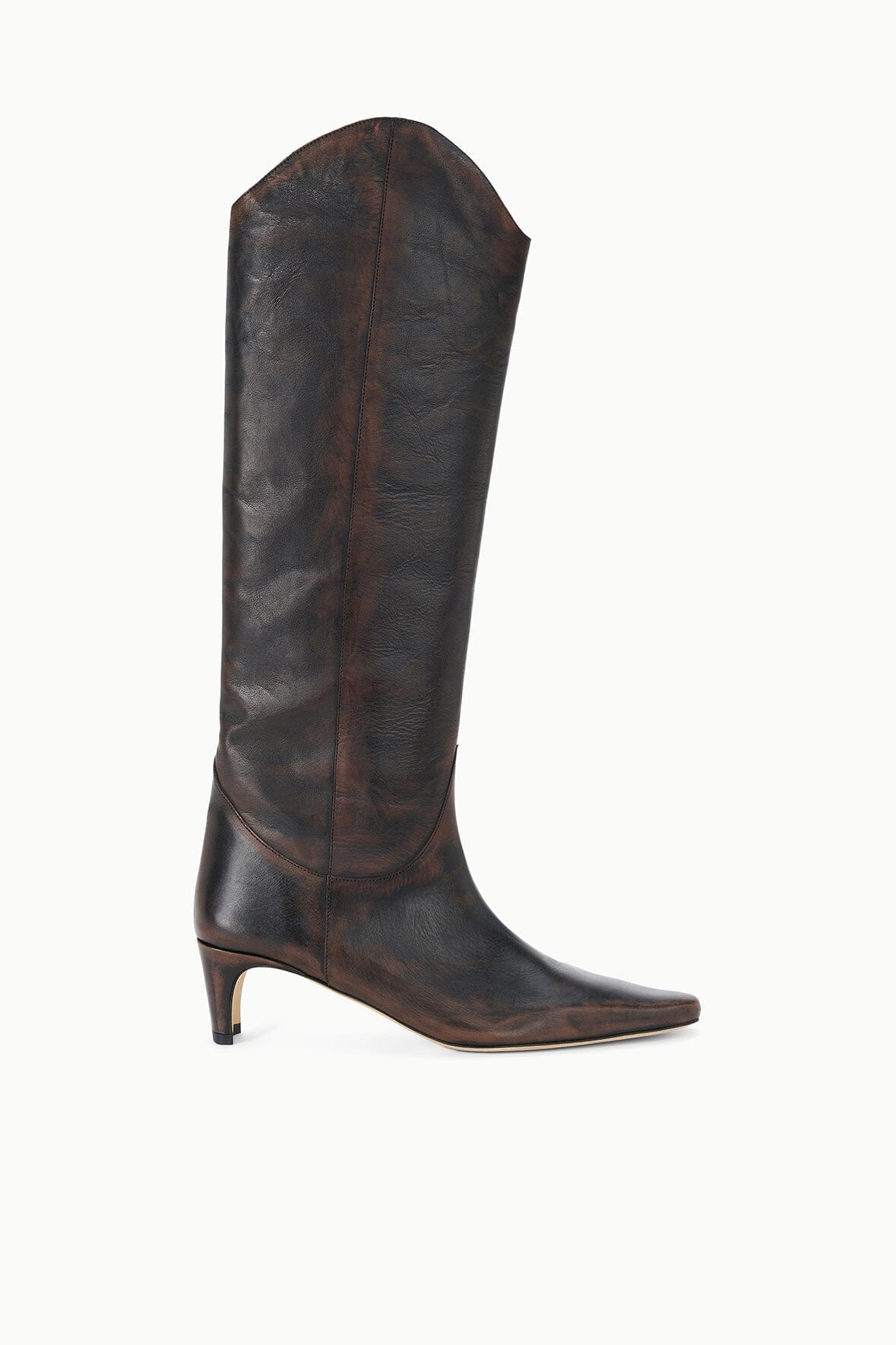 STAUD | Western Wally Boot Espresso Distressed