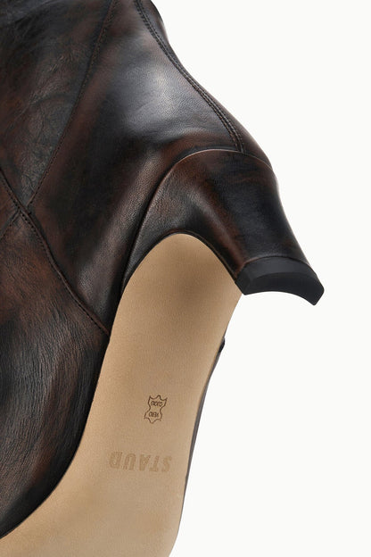 STAUD | Western Wally Boot Espresso Distressed