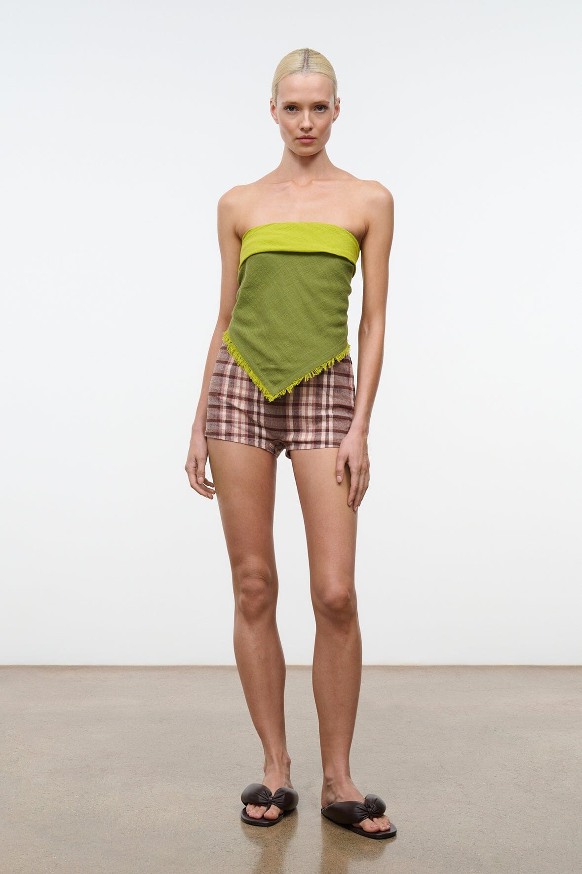 STAUD | Sonya Scarf Pesto