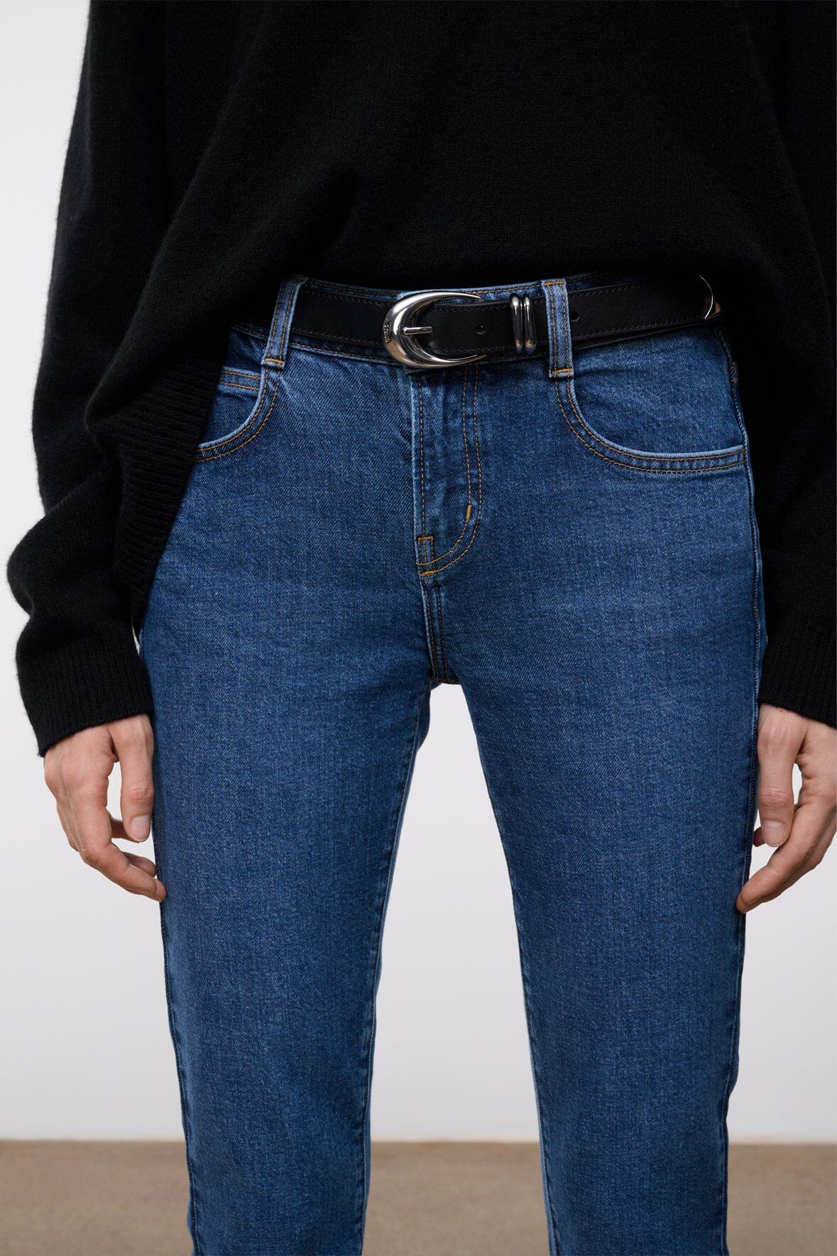 STAUD | Moon Metal Keeper Belt - 26 Mm Black