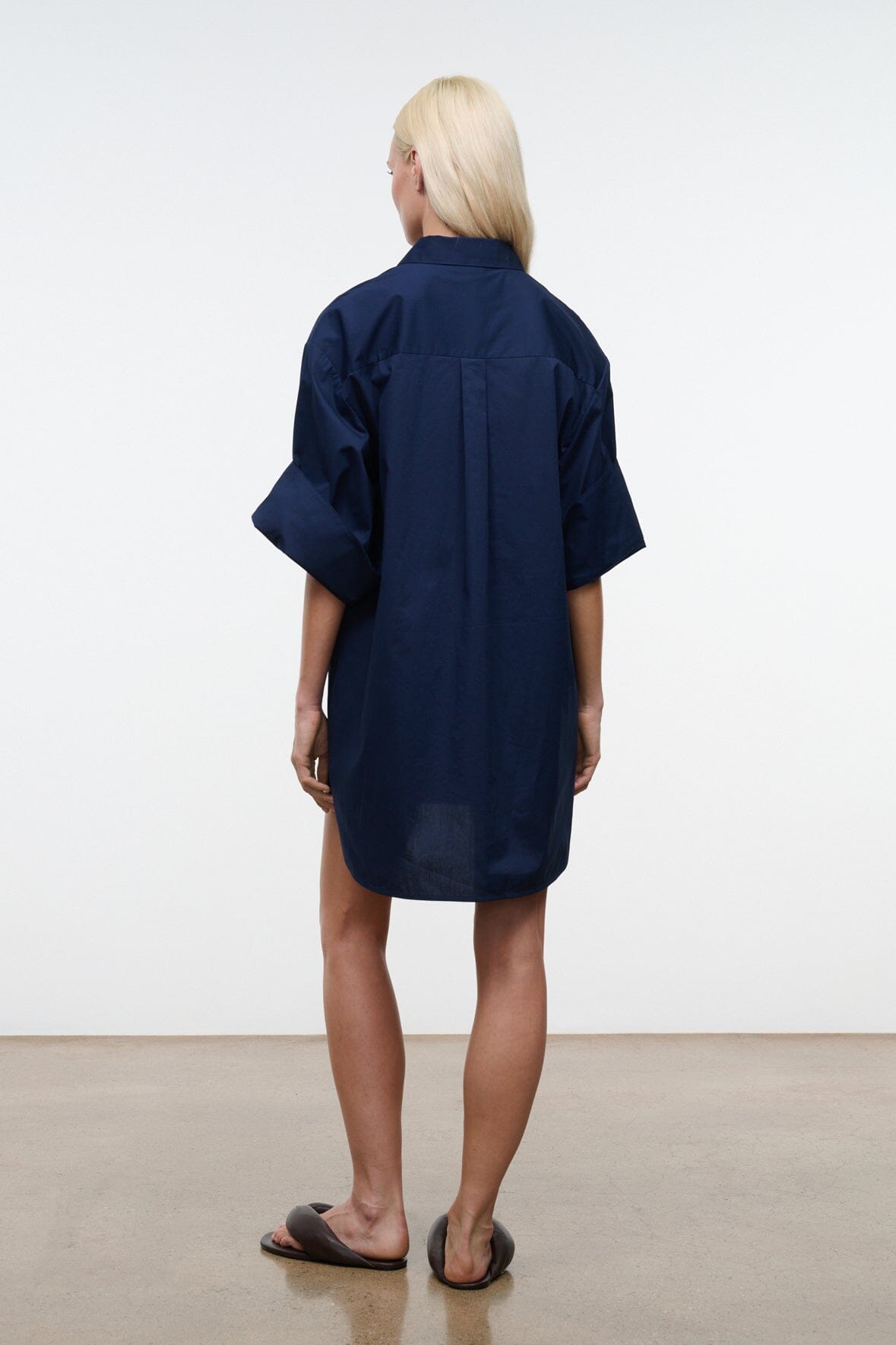 STAUD | Nico Dress Navy