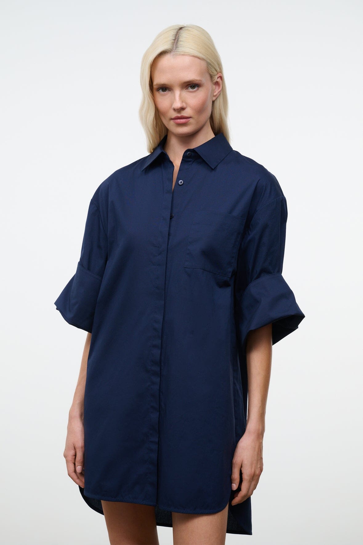STAUD | Nico Dress Navy