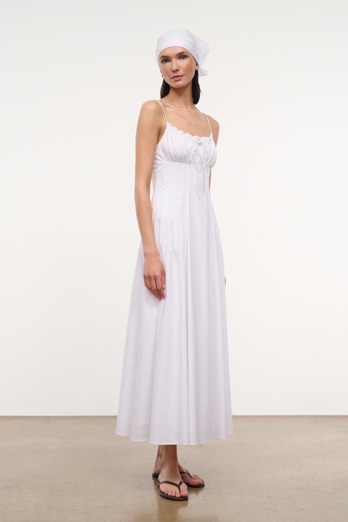 STAUD | Margi Dress White