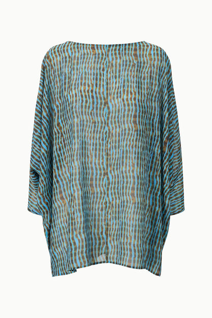 STAUD | Nour Mini Dress Tidal Shell